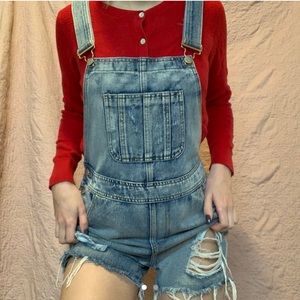 denim overalls